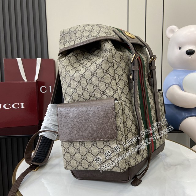 Gucci專櫃古馳最經典款男士雙肩背包 jh2804型號:  598140